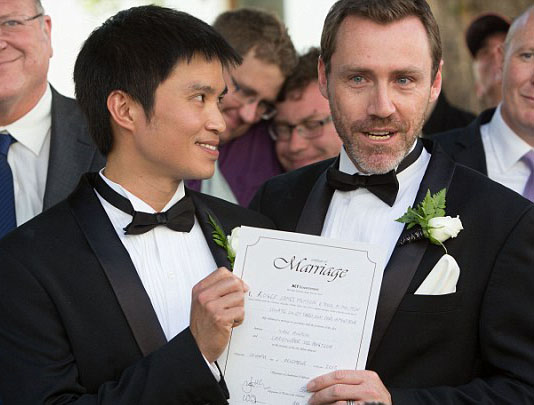 澳联邦法院推翻同性婚姻法 将致27场婚姻无效
