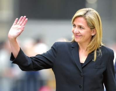 西班牙小公主克里斯蒂娜疑为丈夫洗钱被调查（图）西班牙王室顺位继承人上法庭