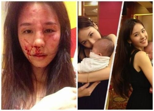 美女演员被暴打。